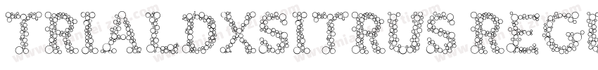 TRIALDxSitrus Regular字体转换